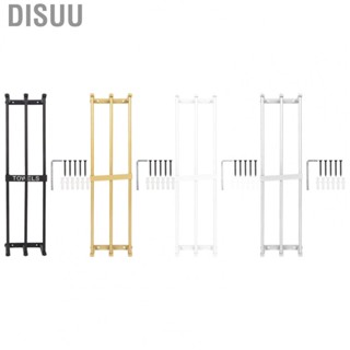 Disuu Bathroom Wall Towel Rack  3 Bars Rolled Holder for Salon