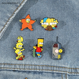 Ozth เข็มกลัด ลายการ์ตูนดิสนีย์ The Simpsons น่ารัก เครื่องประดับ สําหรับผู้หญิง