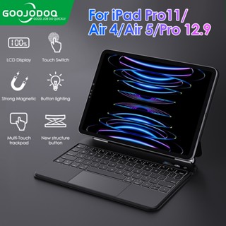 GOOJODOQ Thai คีย์บอร์ด พร้อมหน้าจอ LCD สําหรับ IPad Pro 11 Pro 12.9 Air5 Air4