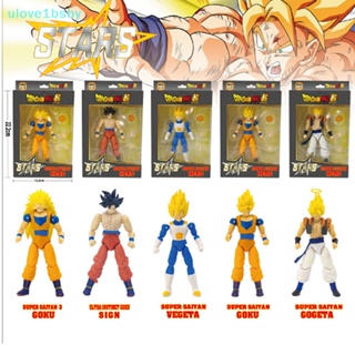 Ulove1bsby โมเดลฟิกเกอร์ PVC รูปดราก้อนบอล Goku Vegeta ของเล่นสําหรับเด็ก