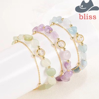 BLISS กําไลข้อมือ ประดับลูกปัด หรูหรา สไตล์จีน ย้อนยุค ให้เป็นของขวัญ สําหรับผู้หญิง