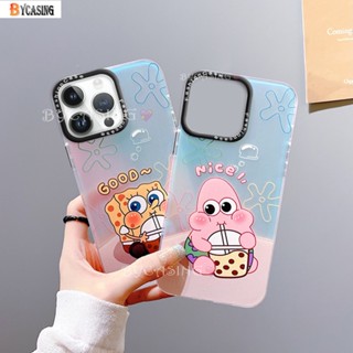 เคสโทรศัพท์มือถือแบบแข็ง ลาย SpongeBob Patrick Star ไล่โทนสี หรูหรา สําหรับ Infinix Hot 30i Smart 7 Smart 6 Smart 5 Hot 20s Hot 11 Play Hot 10 Play Hot 10 Lite