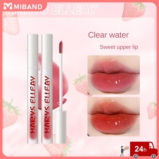 พร้อมส่ง Marys Elleay Mirror Lip Glaze Water Light Long Lasting Waterproof 6 Color Non-stick Cup Not Fade Lip Balm Lip Gloss Lip Makeup Student Lipstick Set Box