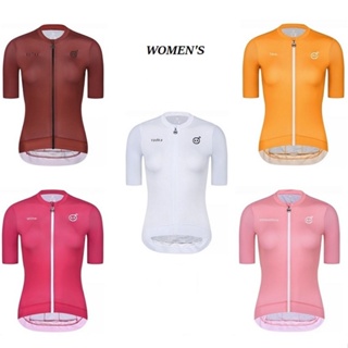 Monton 2022 SKULL WOMEN CYCLING JERSEY กาแฟชา VADKA SMOOTHIE WINE