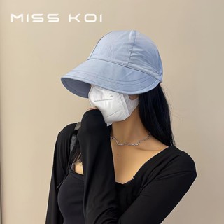 Misskoi [พร้อมส่ง] หมวกบักเก็ต กันแดด แบบแห้งเร็ว ระบายอากาศ กันแสงอัลตราไวโอเลต สําหรับผู้หญิง