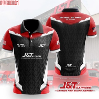 (Fuhui01) เสื้อยืด พิมพ์ลาย DESIGN BAJU J&amp;T | เสื้อกีฬาบาจู Jersey Sublimation | เสื้อยืดแขนสั้น