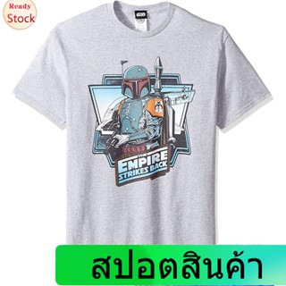 [S-5XL]เสื้อยืดแขนสั้น Star Wars Mens The Boba Fett Short Sleeve T-Shirt Short sleeve T-shirts