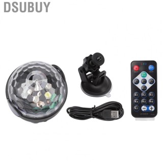 Dsubuy USB Ball Light 7 Modes  Control Round Stage RGB Ambient Projec U