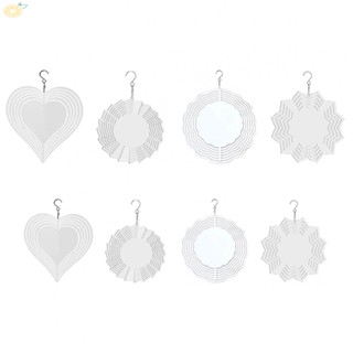 【VARSTR】Aluminum Pinwheel Wind Chime Spinner | Sublimation Blank Design for DIY Printing