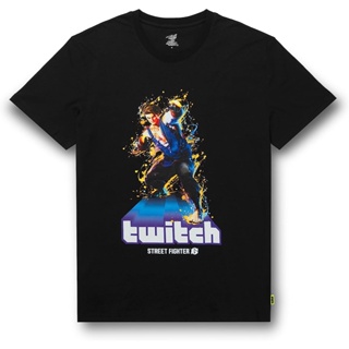 เสื้อยืด พิมพ์ลาย Twitch X Street Fighter 6 Tee Undertale สําหรับผู้หญิง