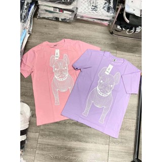 【ซื้อก่อนใคร】 เสื้อยืดแฟชั่นสตรีคอกลมแขนสั้น 【เข้าแล้วพร้อมส่ง】