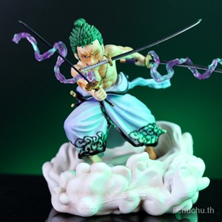 ฟิกเกอร์ อนิเมะ One Piece 16 ซม. Q Version Sword Zoro Figure 4OAJ