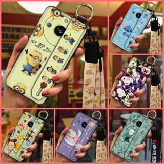 Cartoon protective Phone Case For OPPO Realme11 Pro/11 Pro+ Fashion Design TPU Shockproof Anti-dust Cover Lanyard Wrist Strap