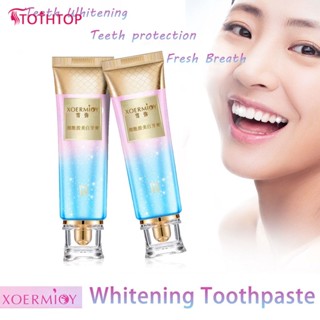 ยาสีฟันไวท์เทนนิ่งดั้งเดิม Niacinamide Remover Tiktok Xoermioy Toothpaste [TOP]