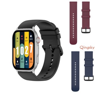 Kieslect Ks Pro สายรัดข้อมือซิลิโคน Smart Call Watch Strap Ks Kieslect Smart Watch Strap   สายนาฬืกาข้อมือ