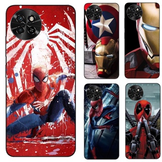 เคสโทรศัพท์ซิลิโคน TPU แบบนิ่ม ลายซุปเปอร์ฮีโร่ Marvel สําหรับ Itel S23 4G