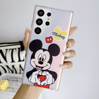 เคสโทรศัพท์มือถือ กันกระแทก ลายการ์ตูนมิกกี้ เมาส์ หมีพูห์ เดซี่ เป็ด สําหรับ SAMSUNG S22 S22plus S22UItra S23 S23plus S23UItra