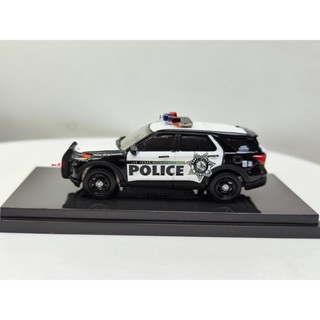 พร้อมส่ง GreenLight GreenLight 1: 64 2020 Ford Ford Explorer Metropolitan Police Car ตามภาพ