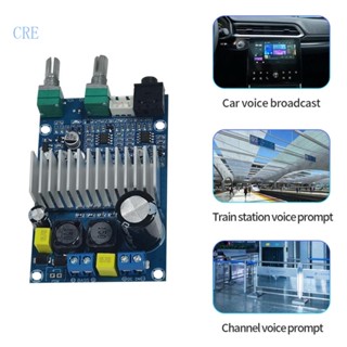 Cre บอร์ดขยายเสียงดิจิทัล 100W 12-24V พลังงานสูง TPA3116D2 พร้อมช่องความถี่ต่ํา และช่องนําเข้าภายนอก