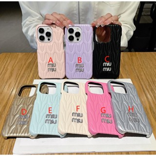 พร้อมส่ง ใหม่ เคสโทรศัพท์มือถือ ลายฉลากเพชรนูน สําหรับ iphone 14 promax 14 14pro 14plus 13 12 11 miumiu 12 13PROMAX