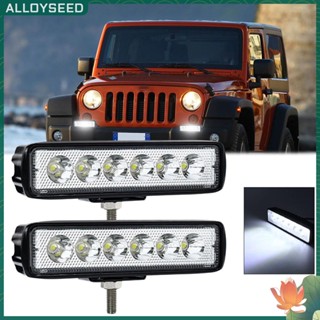 ไฟตัดหมอก LED 6 ดวง 30W IP68 กันน้ํา สําหรับรถยนต์ รถบรรทุก รถจี๊ป SUV ATV