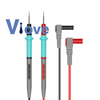 มัลติมิเตอร์ ทดสอบ ตะกั่ว ซิลิโคน สายเคเบิล 1000V 20A -Tip โพรบ ทดสอบ มัลติมิเตอร์