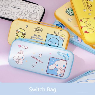 เคสกระเป๋าถือ ลายการ์ตูน Cinnamoroll Pikachu Nintendo Switch OLED กันกระแทก สําหรับใส่จัดเก็บเกมคอนโซล