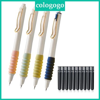 Colo ปากกาหมึกซึม 0 38 มม. 4 สี สําหรับนักเรียน และพนักงานออฟฟิศ