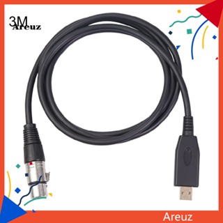 อะแดปเตอร์แปลงเสียงไมโครโฟน USB Male to XLR Female