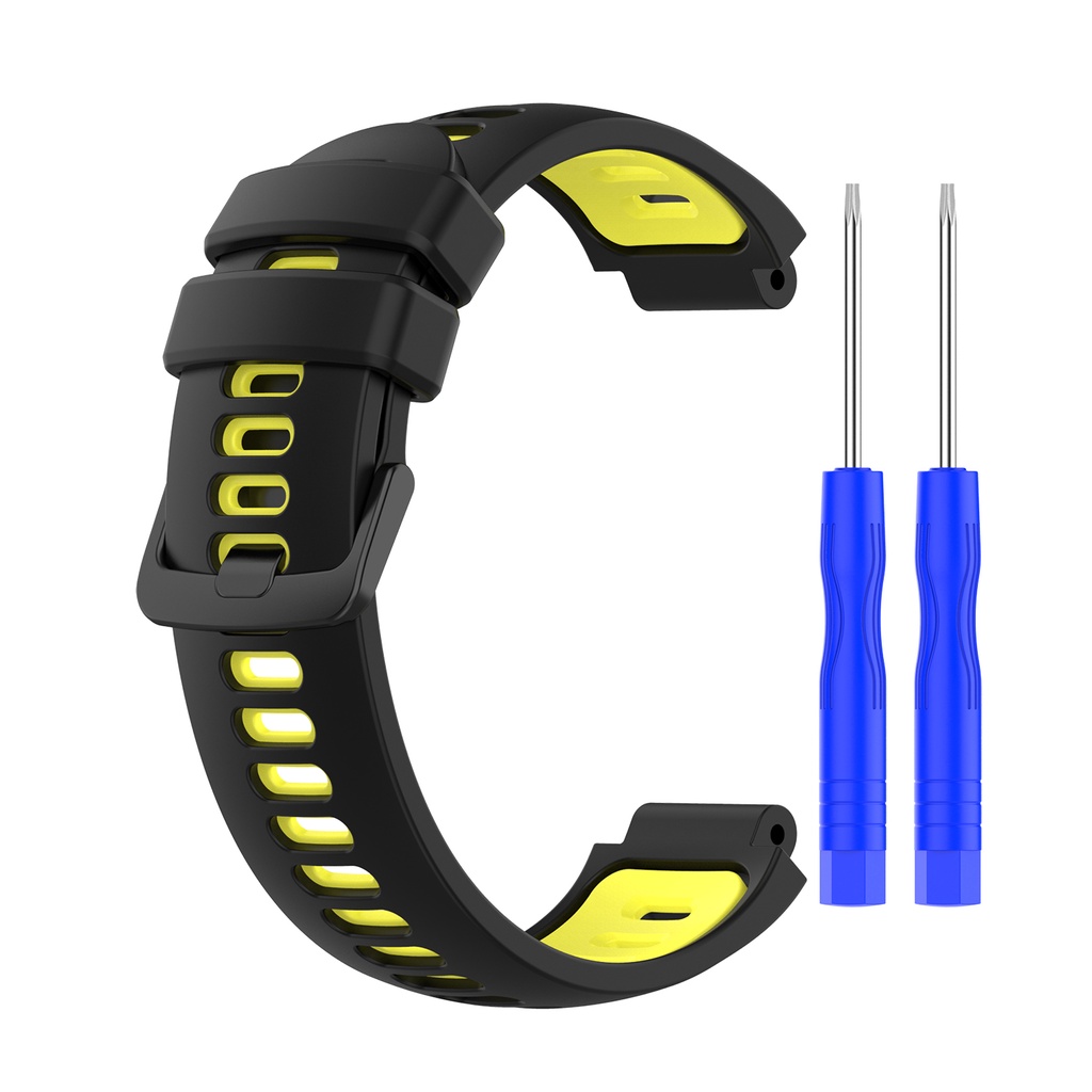 สายนาฬิกาข้อมือซิลิโคน สําหรับ Garmin Forerunner 220 230 235 620 630 735XT Smart Watch Band