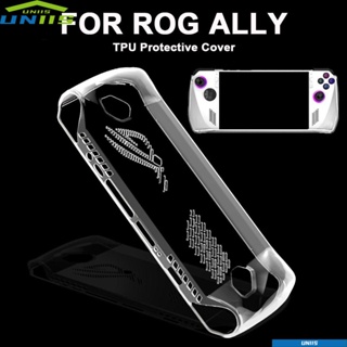 Uniis เคส TPU นิ่ม แบบใส ป้องกันเต็มรูปแบบ อุปกรณ์เสริม สําหรับเกมคอนโซล Asus ROG Ally