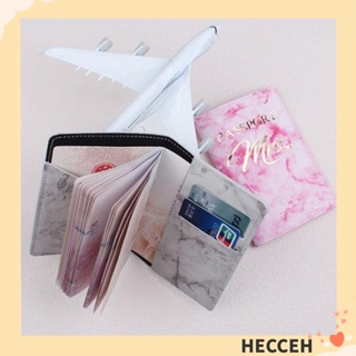 Hecceh ปกหนังสือเดินทาง แฟชั่นคู่รัก ที่ใส่หนังสือเดินทาง แบบเรียบง่าย