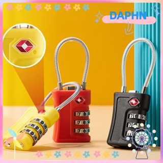 Daphs TSA Customs Code Lock กุญแจล็อคตู้เสื้อผ้า กันขโมย เพื่อความปลอดภัย สีตัดกัน