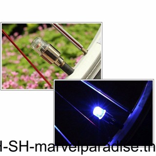 ไฟกระพริบ LED เซนเซอร์ตรวจจับความเคลื่อนไหว สําหรับติดยางล้อรถมอเตอร์ไซค์ 2 ชิ้น