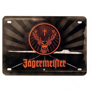 แผ่นป้ายดีบุก Jagermeister