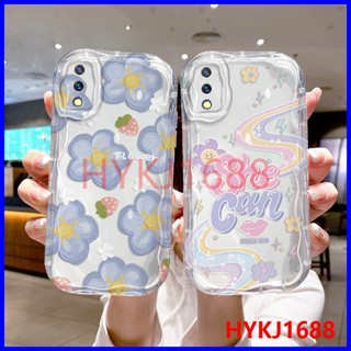 เคส Vivo Y1S เคส Vivo Y91C tpu ใส ครีม เคสนิ่ม สําหรับคู่รัก แฟชั่น เคสโทรศัพท์ NYW