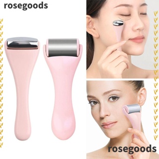 Rosegoods1 ลูกกลิ้งสเตนเลส นวดหน้า ยกกระชับใบหน้า แบบพกพา ต่อต้านริ้วรอย เพื่อความงาม สปา สําหรับผู้หญิง