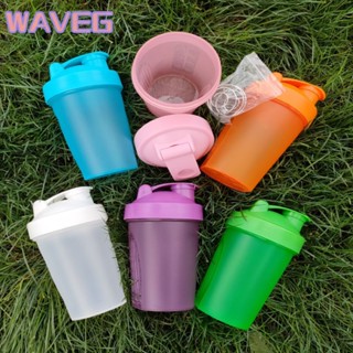 Wave Shaker Bottle Water Cup 400ml / 500ml Sports Bottle Gym Protein Shaker Bottles Shaker Food Grade Bpa ฟรี