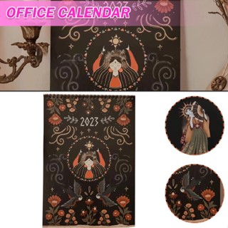 New 1pc Womens Calendar 2023 Office Calendar Dark Forest Lunar Calendar