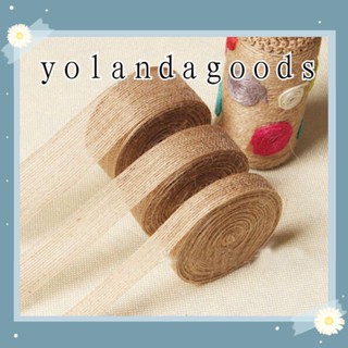 yolan ริบบิ้นผ้ากระสอบ diy สไตล์วินเทจ 5 ม. 10 ม.