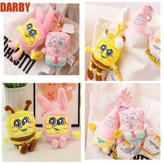 Darby จี้ตุ๊กตา Spongebobs SpongeBob Bee ผ้ากํามะหยี่ขนนิ่ม ของขวัญวันเกิด สําหรับห้อยกระเป๋า