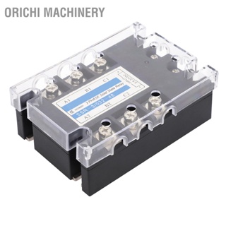 Orichi Machinery คอนโทรลเลอร์ไฟฟ้าอุตสาหกรรมโซลิดสเตตรีเลย์ 3 เฟส DC-AC 480V SSR-3/032-48