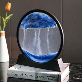 Moving Sand Art Picture Hourglass Deep Sea Sandscape 3D Quicksand Painting Decor