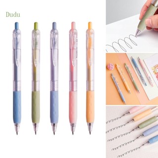 Dudu ปากกาหมึกเจล แบบแห้งเร็ว 0 5 มม. สีดํา 12 ชิ้น