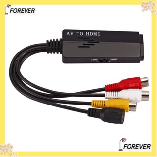 FOREVER อะแดปเตอร์สายเคเบิลโปรเจคเตอร์ 1080P AV เป็น HDMI