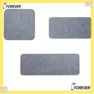 Forever ที่วางสบู่ 2 ชิ้น / 3 ชิ้น|ที่รองแก้วดินเบา สีเทา พร้อมร่อง 2 ชิ้น 3 ชิ้น ถ้วย และขวดเครื่องดื่ม และขวดเครื่องสําอาง