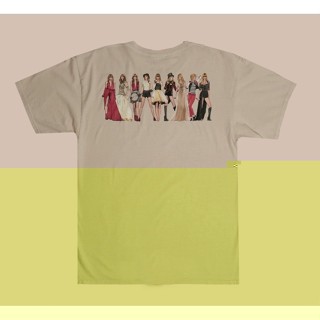 เสื้อยืด Kaos Taylor Swift RED สีเบจ