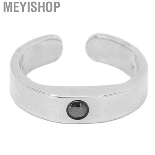 Meyishop Prevent Snoring Ring  Reusable Quick Relief Adjustable Safe Titanium Steel for Daily Life Men Women