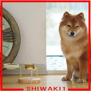 [Shiwaki1] ที่วางชามใส่อาหาร สําหรับสัตว์เลี้ยง สุนัข แมว