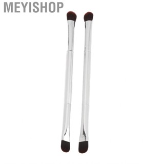 Meyishop Brush  Portable Eyeshadow Double Ended Silver for  Rooms